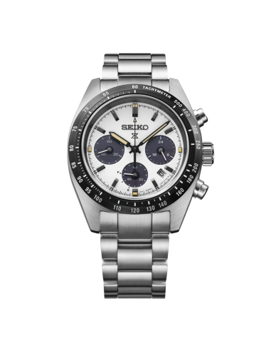 solar cronógrafo Seiko Prospex Speedtimer Solar Ivory Panda SBDL125