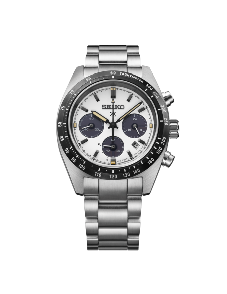 solar cronógrafo Seiko Prospex Speedtimer Solar Ivory Panda SBDL125