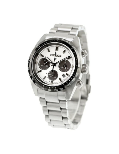 solar cronógrafo Seiko Prospex Speedtimer Solar Ivory Panda SBDL125