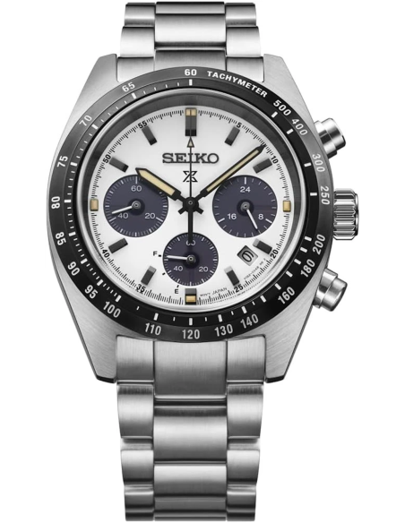 solar cronógrafo Seiko Prospex Speedtimer Solar Ivory Panda SBDL125