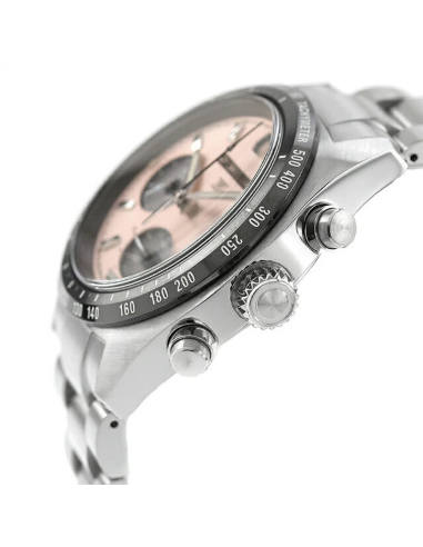 solar cronógrafo Seiko Prospex Speedtimer Solar Salmon Panda SBDL127 / SSC963 JDM   –  , Zafiro y Acero