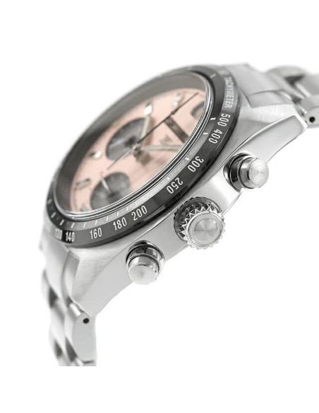 solar cronógrafo Seiko Prospex Speedtimer Solar Salmon Panda SBDL127 / SSC963 JDM   –  , Zafiro y Acero