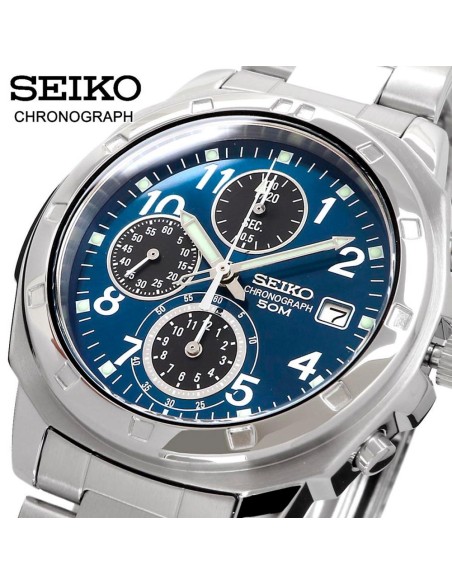 unisex cuarzo cronógrafo SEIKO SELECTION SND193P1 38mm JDM Chronograph