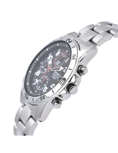 unisex cuarzo cronógrafo Seiko Spirit SND375P1 38mm JDM 100M WR c