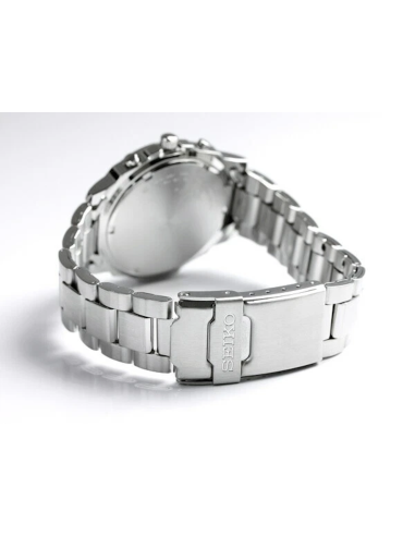 unisex cuarzo cronógrafo Seiko Spirit SND375P1 38mm JDM 100M WR c