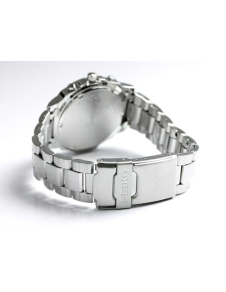 Reloj unisex cuarzo cronógrafo Seiko Spirit SND375P1 38mm JDM 100M WR c