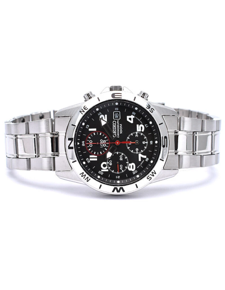 Reloj unisex cuarzo cronógrafo Seiko Spirit SND375P1 38mm JDM 100M WR c