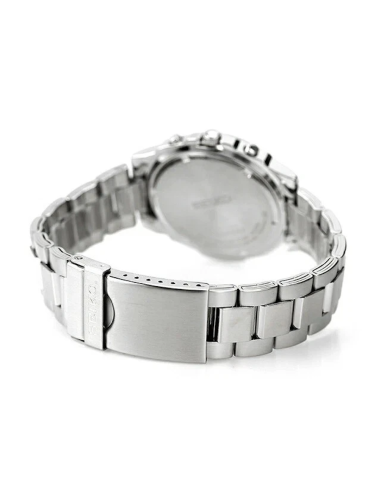 cuarzo cronógrafo Seiko Spirit SND409P1 38mm JDM 100M WR correa de acero JDM