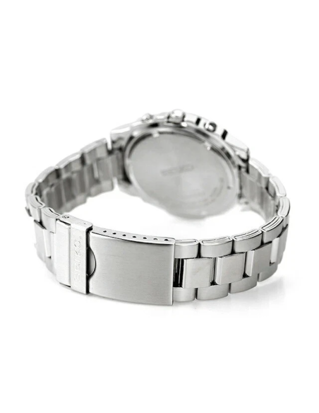 cuarzo cronógrafo Seiko Spirit SND409P1 38mm JDM 100M WR correa de acero JDM