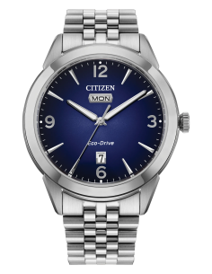 Citizen Eco-Drive "Rolan" AW0150-53L 40.5mm 100m WR – Vintage Series Cristal de Zafiro