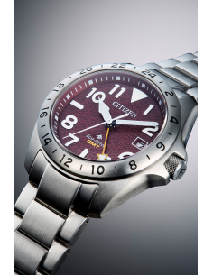 solar Citizen Promaster Land GMT BJ7150-50W 38,6mm 200m zafiro 2