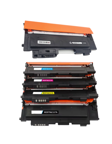 5Toner Compatible HP W2070A Negro 117A   CHIP para HP Color Laser 150a, 150nw, 178nw, 179fnw