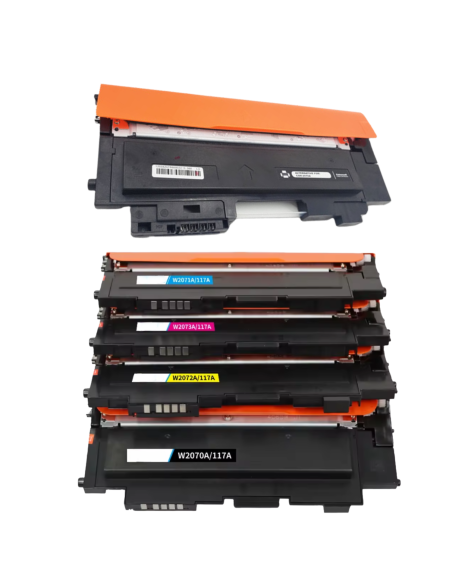 5Toner Compatible HP W2070A Negro 117A   CHIP para HP Color Laser 150a, 150nw, 178nw, 179fnw