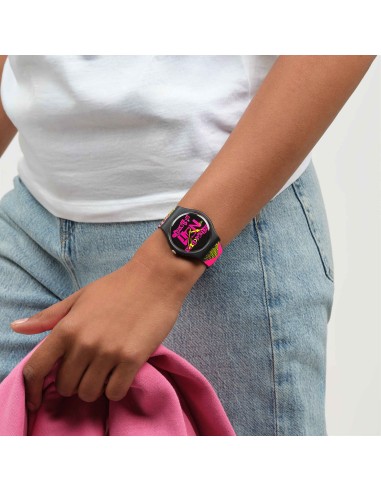 reloj unisex Swatch DISTORT MODE SO32B121 41mm 30m WR cuarzo