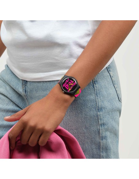 reloj unisex Swatch DISTORT MODE SO32B121 41mm 30m WR cuarzo