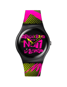 reloj unisex Swatch DISTORT MODE SO32B121 41mm 30m WR cuarzo