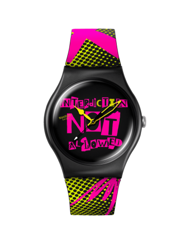 reloj unisex Swatch DISTORT MODE SO32B121 41mm 30m WR cuarzo