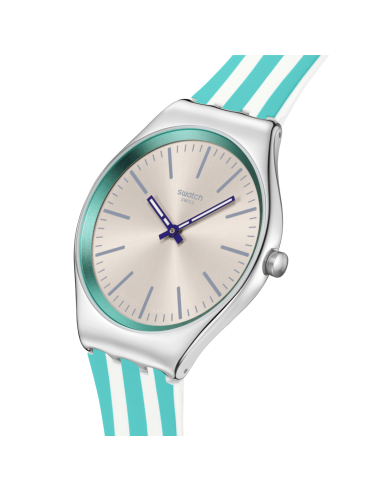 reloj unisex Swatch BEACH HOUR SYXS160 38mm 30m WR cuarzo