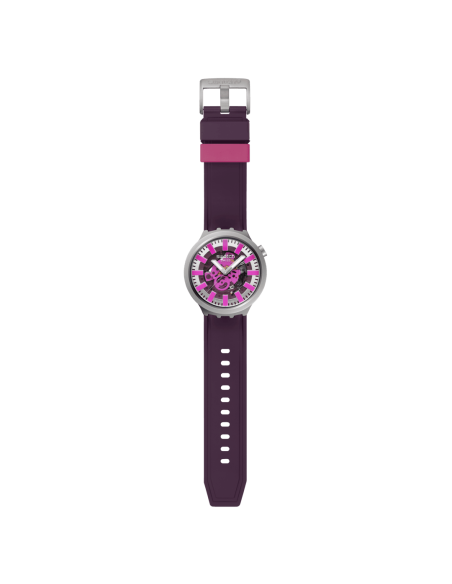 reloj unisex Swatch AUDACIOUS ACAI SB07S120 47mm 30m WR cuarzo