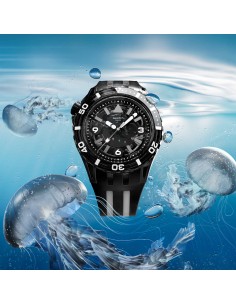 reloj unisex Swatch BLACK SEA NETTLE SSCU09B100 44mm 100m WR cuarzo 2