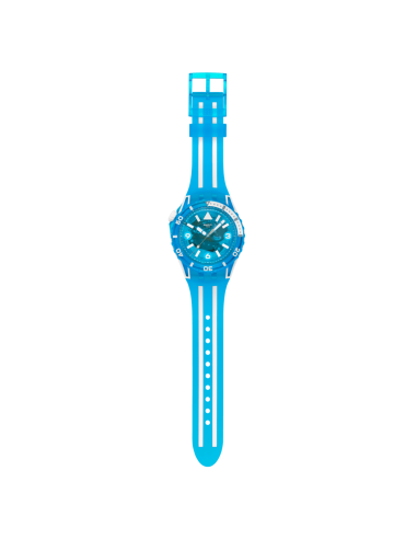 reloj unisex Swatch BLUE FIRE SSCU09S100 44mm 100m WR cuarzo