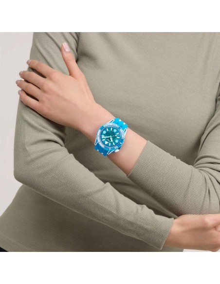 reloj unisex Swatch BLUE FIRE SSCU09S100 44mm 100m WR cuarzo