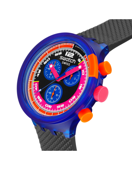 Reloj unisex SWATCH NEON PARTY TO THE MAX SB06N102 47mm 30m WR cuarzo