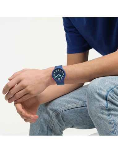 reloj unisex Swatch ESSENTIALLY BOLD SB01N700 47MM 30M WR Cuarzo