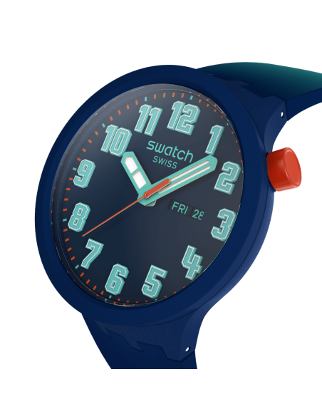reloj unisex Swatch ESSENTIALLY BOLD SB01N700 47MM 30M WR Cuarzo