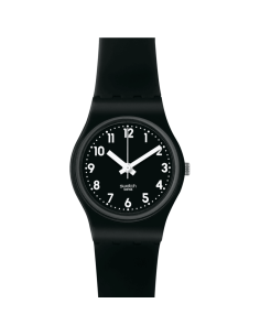 reloj mujer Swatch LADY BLACK SINGLE LB170E 25MM 30M WR
