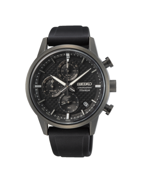 cronógrafo Titanio hombre Seiko SSB393P1 41.6mm 100m WR caja de Titanio
