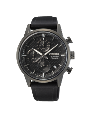 cronógrafo Titanio hombre Seiko SSB393P1 41.6mm 100m WR caja de Titanio