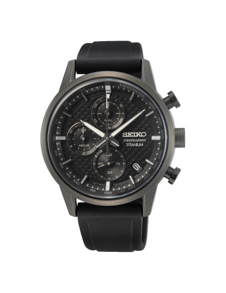 cronógrafo Titanio hombre Seiko SSB393P1 41.6mm 100m WR caja de Titanio