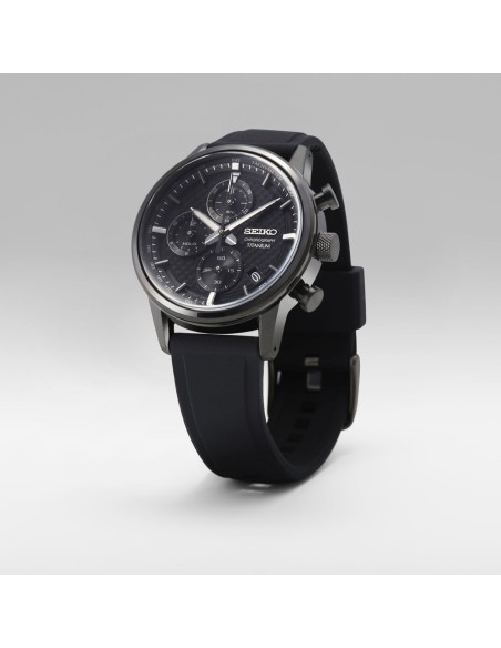 cronógrafo Titanio hombre Seiko SSB393P1 41.6mm 100m WR caja de Titanio
