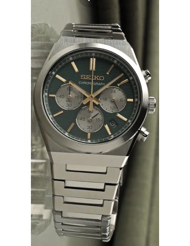 cronógrafo hombre Seiko Chronograph SSB461P1 40mm cristal de zafiro 100m