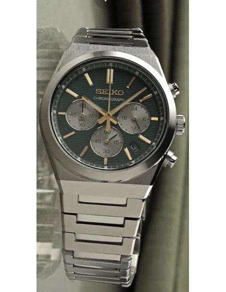 cronógrafo hombre Seiko Chronograph SSB461P1 40mm cristal de zafiro 100m