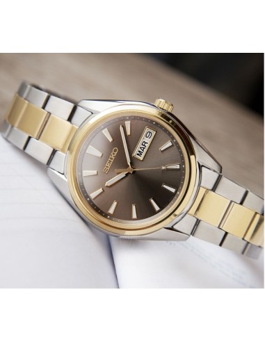 unisex Seiko NeoClassic SUR348P1 36mm 100m WR cristal de zafiro