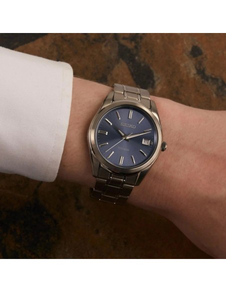 Titanio hombre Seiko NeoClassic SUR371P1 40.2mm cristal de zafiro 100m