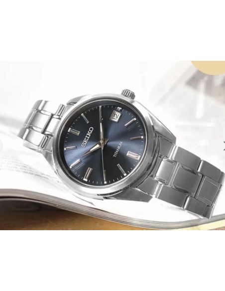 Titanio hombre Seiko NeoClassic SUR373P1 40.2mm cristal de zafiro 100m