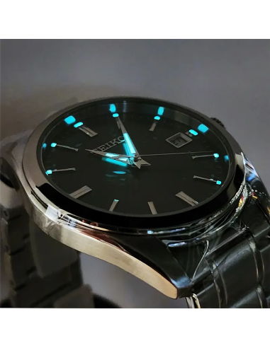 reloj cuarzo hombre Seiko SUR527P1 40.2mm cristal de zafiro 100m WR correa de acero