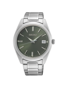 reloj cuarzo hombre Seiko SUR527P1 40.2mm cristal de zafiro 100m WR correa de acero