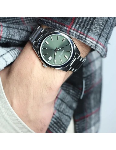 reloj cuarzo hombre Seiko SUR527P1 40.2mm cristal de zafiro 100m WR correa de acero