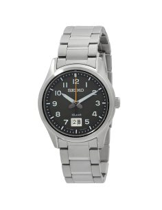 reloj cuarzo hombre Seiko NeoClassic  SUR569P1 39.5mm 100m WR cristal de zafiro correa de acero 2
