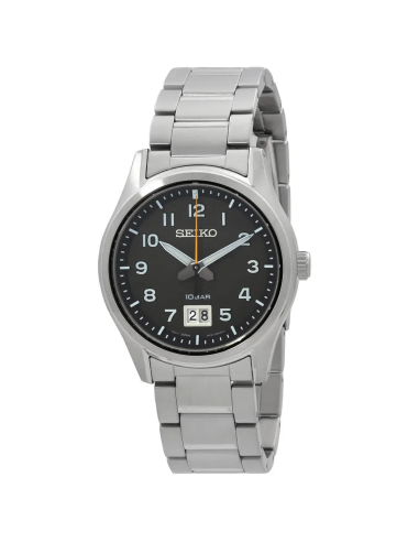 reloj cuarzo hombre Seiko NeoClassic  SUR569P1 39.5mm 100m WR cristal de zafiro correa de acero