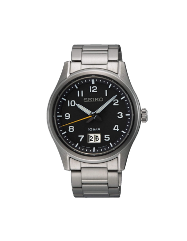 reloj cuarzo hombre Seiko NeoClassic  SUR569P1 39.5mm 100m WR cristal de zafiro correa de acero
