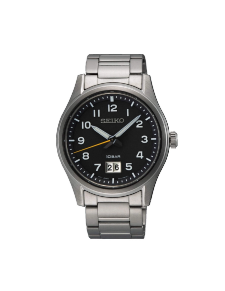 reloj cuarzo hombre Seiko NeoClassic  SUR569P1 39.5mm 100m WR cristal de zafiro correa de acero