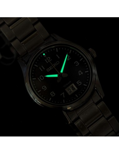reloj cuarzo hombre Seiko NeoClassic  SUR569P1 39.5mm 100m WR cristal de zafiro correa de acero