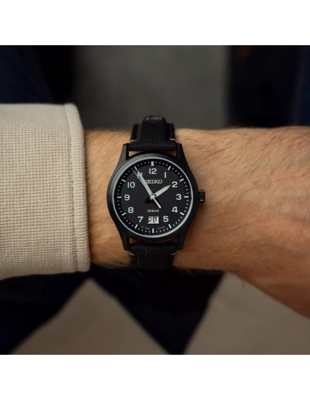 cuarzo hombre Seiko NeoClassic SUR571P1 39,5mm cristal de zafiro 100m