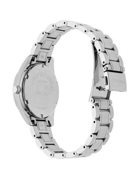 reloj mujer Seiko Diamonds SUR581P1 32mm cristal de zafiro 100m WR correa de acero