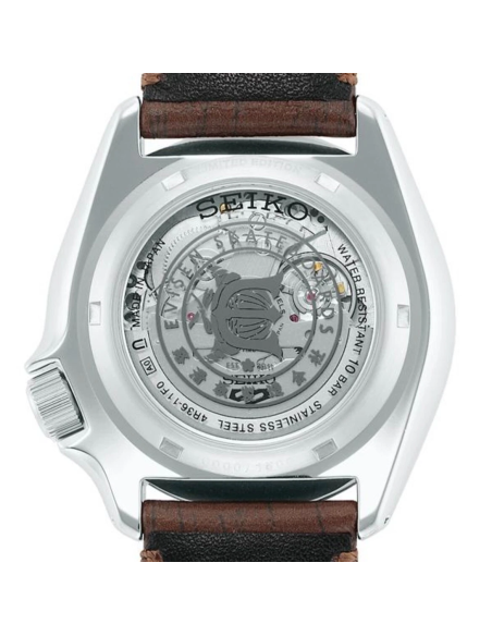 automático hombre Seiko 5 Sports x Evisen Skateboards SBSA103 JDM Limited Edition 42.5mm 100m